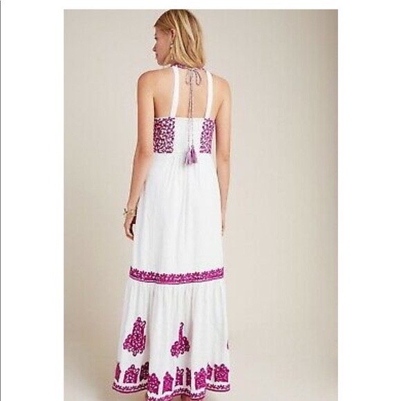 Anthropologie Manuela embroidered midi dress - Picture 4 of 9